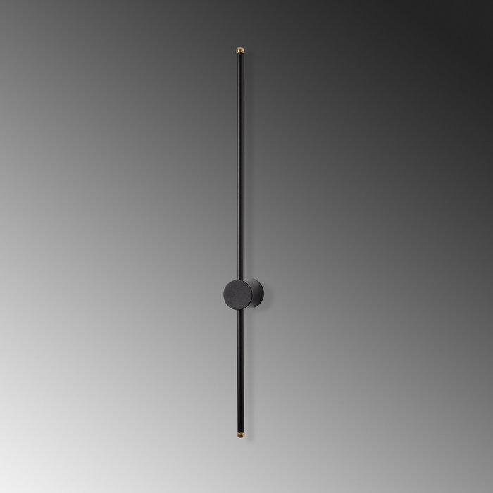 Opviq Sword - 13484 Lámpara de pared negra de metal
